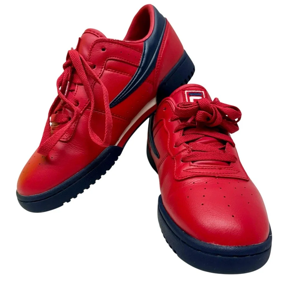 FILA Original Fitness Red Blue 3VF 80105-640 Sneakers  Size 6‎